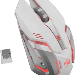 ZEBRONICS Transformer Pro (Zeb-NWK 1) Wireless Standard Multi-device Keyboard Compatible with Desktop, Laptop, Mac Gaming Keyboard & Mouse, 2.4GHz, 4000 DPI, LED Modes,Type C, Al body� image 3