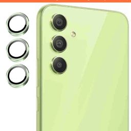 ZYXO Back Camera Lens Ring Guard Protector for Samsung Galaxy A54 5G [Lite Green Metal Alloy Camera Ring with Glass] Set of 1-image-95