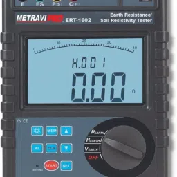 Earth Resistance & Soil Resistivity Tester for precision 4-wire, 3-wire & simple Digital Voltage Tester-24