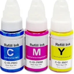 GPN PRINT Ink Set GI 790 Compatible with G1000, G1010, G2002, G2010, G2012 CYM(Color) Tri-Color Ink Bottle-3