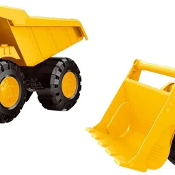 Push-Go Automobile Dumper & Bulldozer Construction Engineering Vehicle Toy-image-21