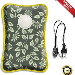 (Super Quality Instant Joint-Muscle Pain Reliever Warmer) PVC Electric 1 L Hot Water Bag-image-39