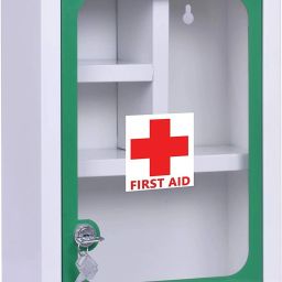 Platinum Big Size Emergency First Aid Kit Box/Emergency Medical Box/First Aid Box for Home-School-Office/Wall Mountable-Multi Compartments(Green & White) First Aid Kit-image-50