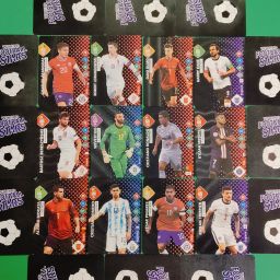 RAREST FOOTBALL GLOSSY METAL FINISH CARDS 55PCS Euro World Cup & 8CARDS FREE-image-3