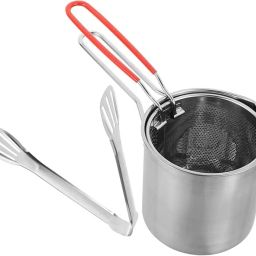 Stainless Steel Combo of Soup, Deep Fry and Tea Strainer Set of Piece Strainer 1.2 L Electric Deep Fryer-18