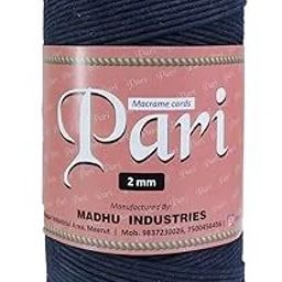 Thread | 2mm Single Strand | Dark Blue | 350-400 Metres | 1kg Spool | Cotton-image-52