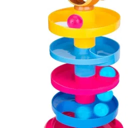 5 Layer Ball Drop and roll Swirling Tower for Baby and Toddler-image-84
