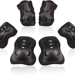 Kids/Youth Knee Pad Elbow Pads Guards Protective Gear Set Black for Roller Skate Skating Guard Combo-picture-22