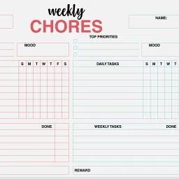 Magnetic Whiteboard Weekly Chores Routine Planner Chore Chart Refrigerator-GF-34