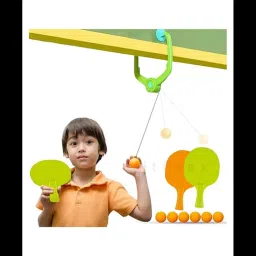 Table Tennis Trainer Ping Pong Ball Stock as per availablity Multicolor Table Tennis Racquet-image-33