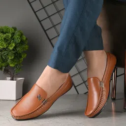 701 Tan Loafers For Men-image-2