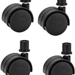 4 Pcs Cooler Wheels, Compatible only for 19mm Piller Size, 2 Inch, Swivel Appliance Furniture Caster-20