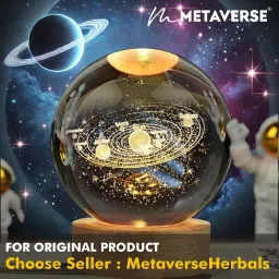 Galaxy Crystal Ball Night Lamp | Night Light | 3D Galaxy | Solar System | Planet Table Lamp-14