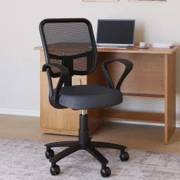 Mid-Back Century Drafting Staff, Workstation, Desk Chair Mesh Office Executive Chair-image-4