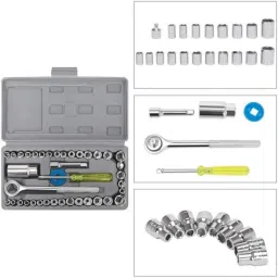 flipkart smartbuy Aiwa Professional 40pcs 102/0 High Quality Socket Set image 2