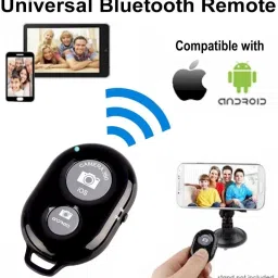 Viraan Wireless Bluetooth Remote Shutter Controller Button Self-Timer Camera Stick Shutter Release Phone Controller( REMOTE CONTROLLER )Camera Remote Control image 4