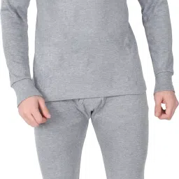 ALFA High Neck Winter Wear Men Top - Pyjama Set Thermal-picture-28