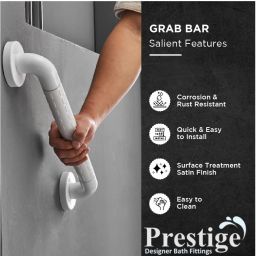 Heavy Duty (16inch) ABS Grab Bar Safety Rail Handle for Senior Citizen Shower Grab Bar-image-48
