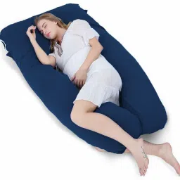 2nd Generation Full Size U Shaped Pillow Microfibre Solid Pregnancy Pillow Pack of 1-7