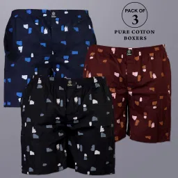 Pack of 3 Printed Men Boxer-17