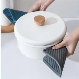 pepplo Pvc Coster C-C Square-Random-4,Pack of 4 Silicone Trivet image 4