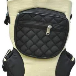 Baby Carrier Bag with Hip Seat and Head Support for 6 to 24 Months with Additional Utility Pocket in Front (Beige) Baby Carrier-image-76