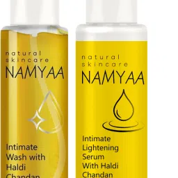 Haldi Chandan Intimate Glow Kit - For Dark Intimate Area | Serum 100ml & Wash 100ml-3
