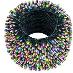 42 LEDs 15 m Multicolor Color Changing, Flickering Bell Rice Lights-11