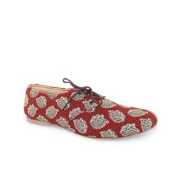 Kanvas Women Block Printed Lightweight Oxford Shoes-picture-13