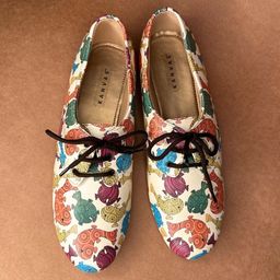 Kanvas Women Vrddhi Bhil Art Lightweight Oxford Shoes-picture-22