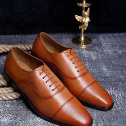 LOUIS STITCH Men Leather Lace-Up Formal Oxfords-picture-46