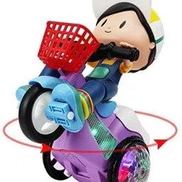 goyal's Bump & Go Tricycle Toy with Flashing Lights Music Automatic Riding 360° Rotation image 2