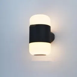 12W Up-Down Outdoor Round LED Bulkhead Waterproof, Warm White Post Light Outdoor Lamp-image-65