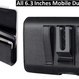 Bodoma Mobile BeltPouch Waist Bag for All Mobiles Up to 6.3 inch Mobile Belt Pouch Holster with Magnetic Clip Clouser Wasist Bag for All Mobiles-picture-5