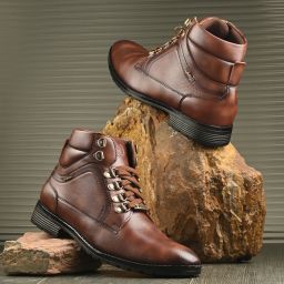 Vellinto AUSTIN Casual Mid-Ankle Synthetic leather Boots For Men Boots For Men-image-58