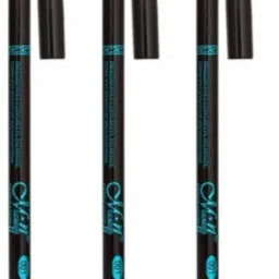 3 Pcs Long Lasting And Waterprof Jet Black Perfect Eyebrow Pencil With Brush-1