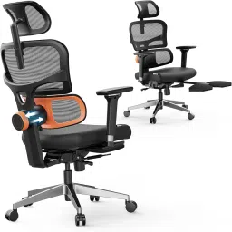 Ergonomic Office Chair for Work from Home Computer Gaming Chair with 4D Armrest Mesh Office Executive Chair-76