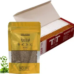Organic Smoking Mixture Herbal Blend 30G And Empty Cigarette Tubes Box Of 200 Pc Smoking Cessations-picture-21