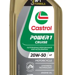 POWER1 CRUISE 20W-50 4T Engine Oil for High Performance Bikes|3-in-1 Synthetic Technology|BS VI Ready Full-Synthetic Engine Oil-11