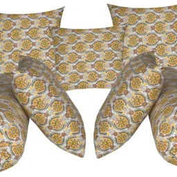 changers 5 Cushion And 2 Microfibre Floral Bolster Pack of 7-picture-38