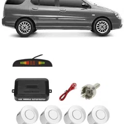 AB527 Silver Car Reverse Parking Sensor with LED Display 4 Sensor A527 Parking Sensor-33