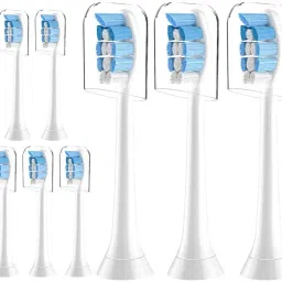 Venzina 8 Pack 8 Pack Replacement Brush Heads For Philips Sonicare,HX6100/hx9003 Electric Toothbrush-image-85