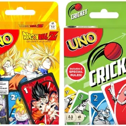 UNO Cricket and UNO Dragon Ball Z Playing Cards| 112 UNO Cricket and DBZ Cards-17
