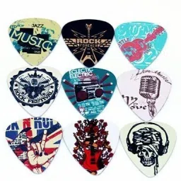 9 PCS Assorted Pearl Celluloid Guitar Picks 1.00mm Guitar Pick-24