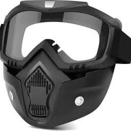 Goggle Face Mask Anti Scratch UV Protected Face & Eyewear Windproof Dirt Shield Face mask for biker BlowtorchSafety Goggle-image-14