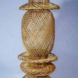 faarhan ali art Table Bamboo Lamp-006 Table Lamps Lamp Shade image 2
