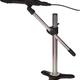 daz cam Table microphone instrument 15 inch height stand triangle base shape Mic stand Mic Stand image 4