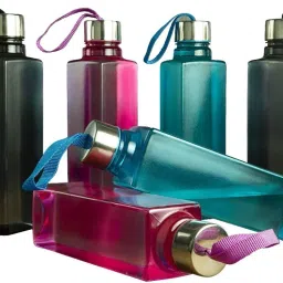 Unbreakable Square Shape Water Bottle Set | Refrigerator Bottle 1000 ml Bottle-38
