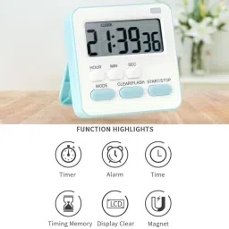 yelona Digital Blue Clock image 4