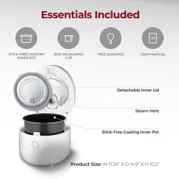 cuckoo CR-0675F Multi-functional Micom Rice Cooker & Warmer Electric Rice Cooker with Steaming Feature image 2